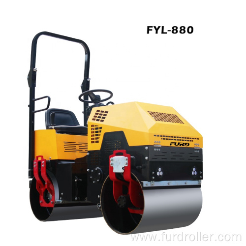 1000kg Hydraulic Driving Mini Vibratory Roller Compactor Machine For Soil
